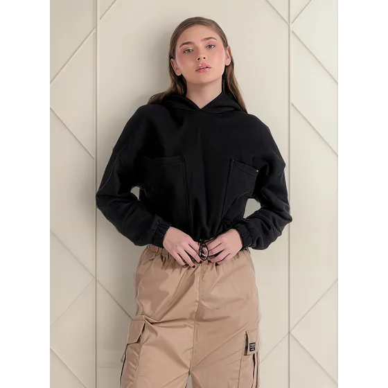 Chaqueta Crop Para Mujer Typer