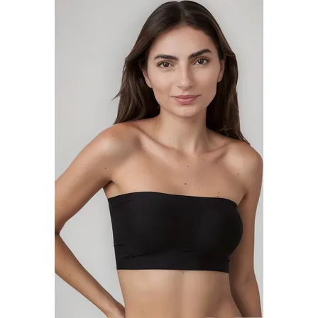 Top Faixa Sem Costura Com Bojo Removível