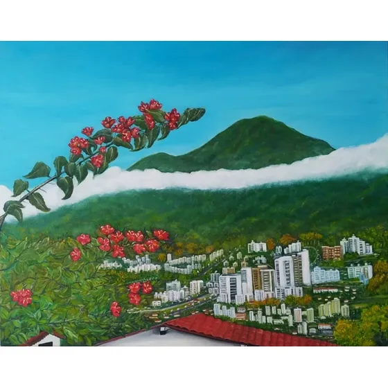 Cuadro 100x80 Oleo - Avila Artista Mirian Flores