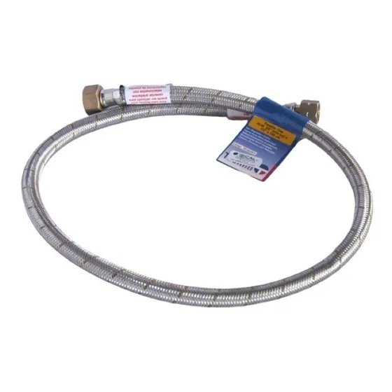 Flexible Gas Hi-hi 3/8 -izq X 1/2 100cm Certificado Taumm