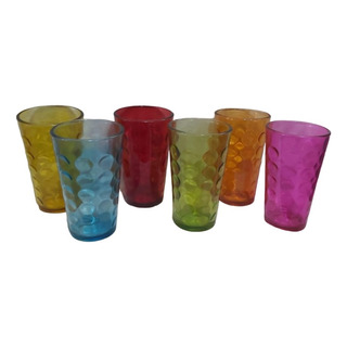 Vasos De Vidrio De Colores 6 Pz Home Gallery Vasos De Vidrio De Colores 6 Pz Home Gallery
