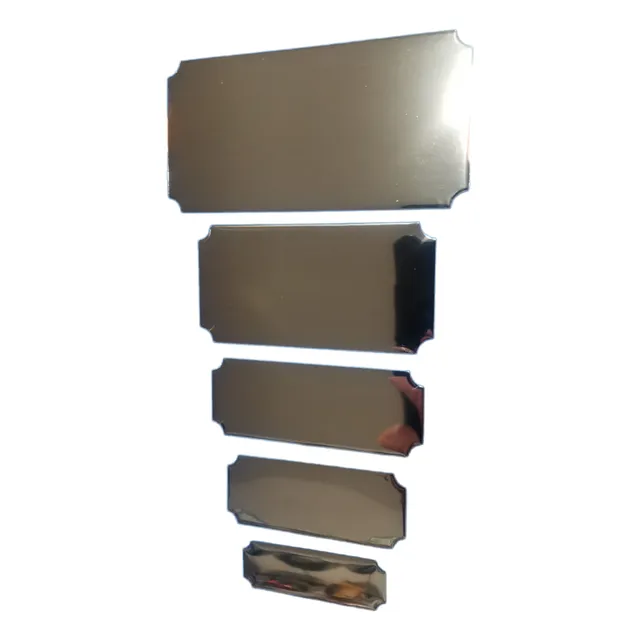 1 Placa Grabada 8x4 Centímetros Para Copas, Trofeos, Premios