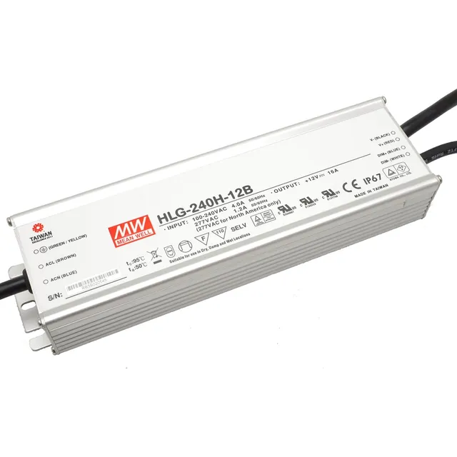 Mean Well HLG-240h-24b Fuente De Alimentación Led Conmutada,