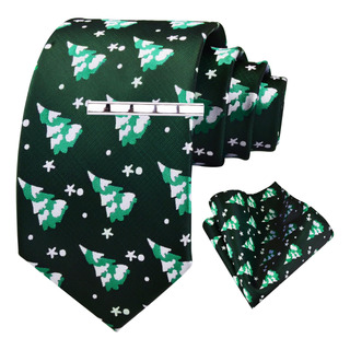 3.15 Pulgadas (8 Cm) Juego De Corbata De Navidad Con 3.15 Pulgadas (8 Cm) Juego De Corbata De Navidad Con