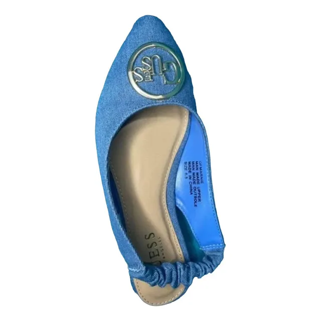 Flats Guess De Mujer Número 23.5 Azul Originales Nuevos.