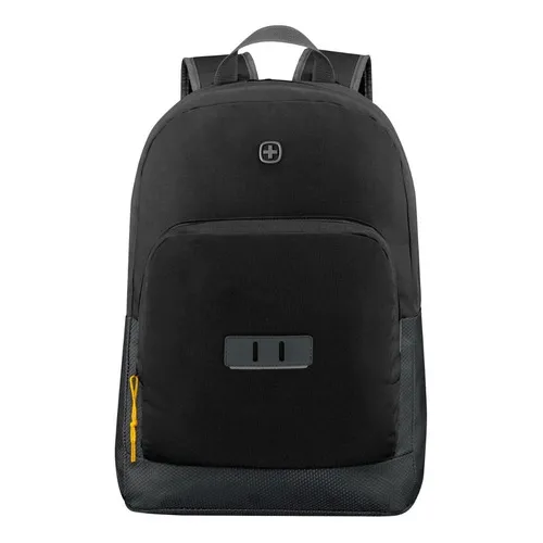 Wenger Mochila Crango, Para Laptop De 16 Pulgadas Color Negro Diseño De La Tela Poliéster