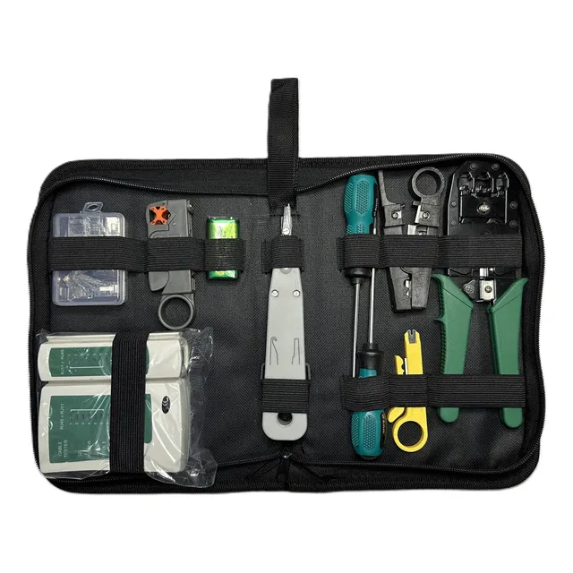 Kit De Herramientas De 11 Piezas Para Redes Y Mantenimiento