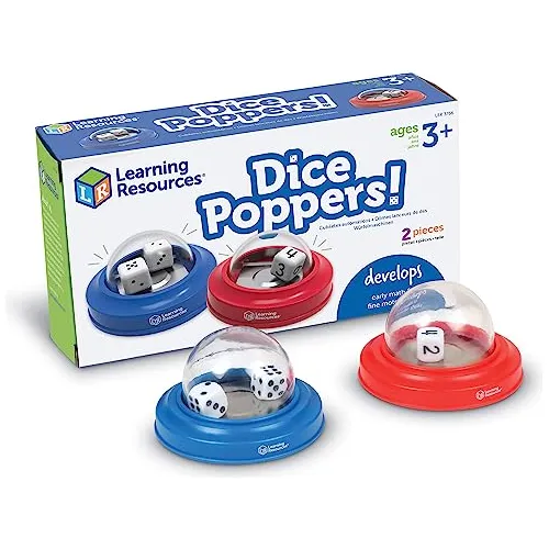Aprender Recursos Poppers Dados - 2 Piezas, Edad 3+ 63ws6