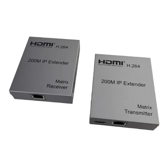 Hdmi Extender Rj45 Extensión 200m Ip 1080p 