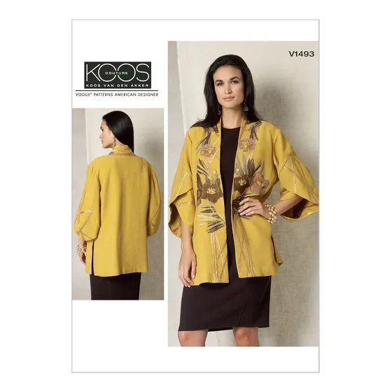 Mccall Pattern Company Vogue Patterns V1493 Talla Tulipan Zz