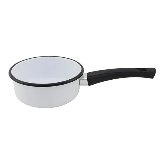 Panela Esmaltada Papeiro 750ml Ágata Ewel N14 Branco