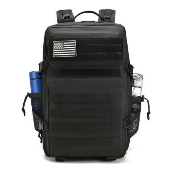 Bolso Tactico 45 Litros Con Porta Termo. Impermeable