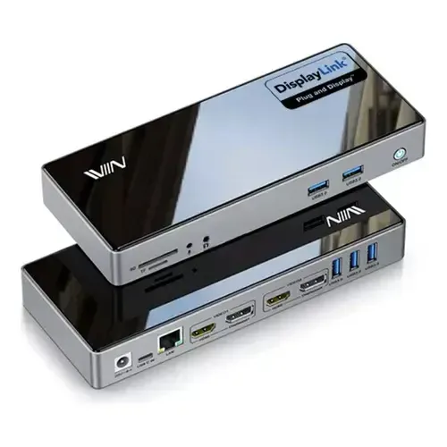 Dockstation Hub Displaylink Usb-c 16 Em 1 - 2hdmi + 2dp