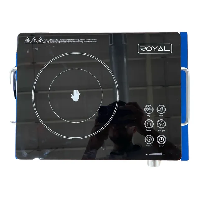 Royal Rir1500 Cocina Infrarroja Vitrocerámica 120v