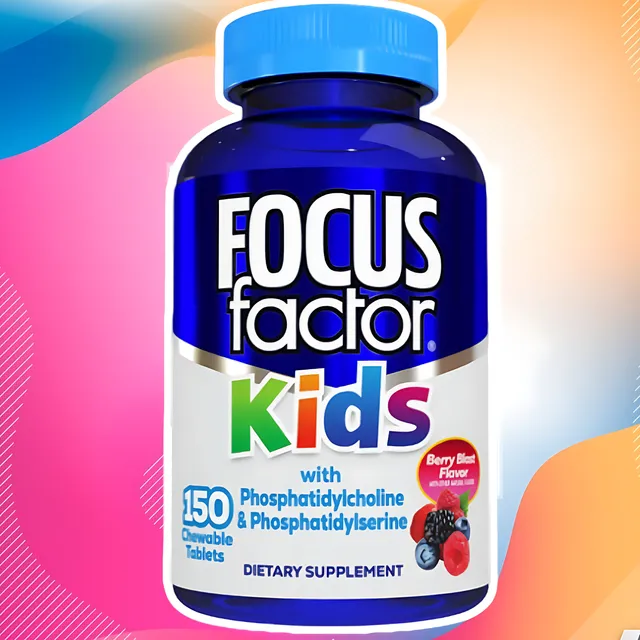 Focus Factor Vitaminas Para Niños 150 Tab Masticables.