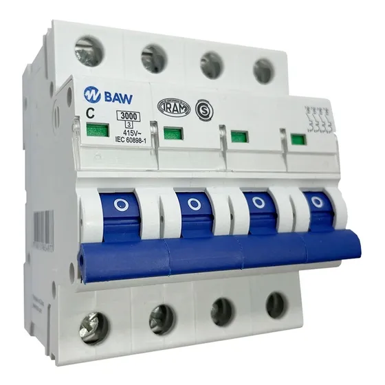 Termica Tetrapolar 4x10 4x15 4x20 4x25 4x32 4x40 4x63 Baw