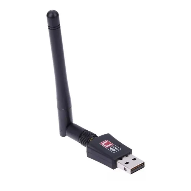 Mini Adaptador Wifi Lan Usb 2.0 + Antena 600 Mbps