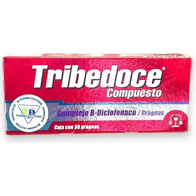 Tribedoce Compuesto Complejo B Diclofenaco C/30 Grageas