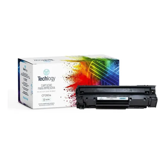 Toner Techlogy 83a M201 M125 M127 M225 283a 4 Pack Negro
