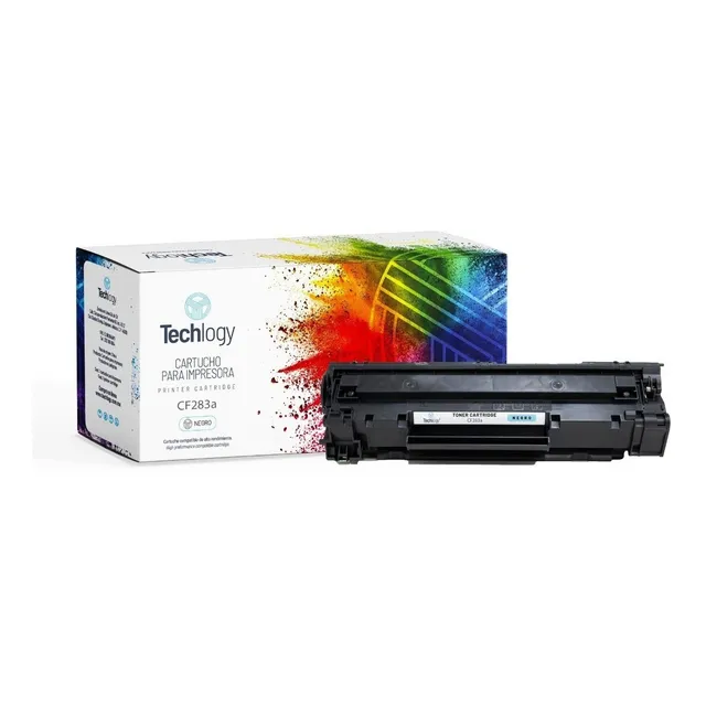 Toner Techlogy 83a M201 M125 M127 M225 283a 4 Pack Negro
