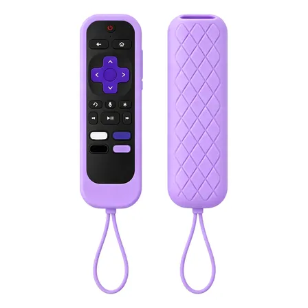 Funda Silicona Para Control Roku Antideslizante Purple