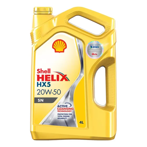 Aceite De Motor Shell Helix Hx5 Sn 20w50 4 Litros | Cuotas sin interés