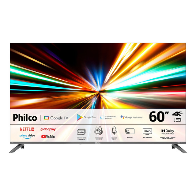 Smart Tv 60 Philco P60cga Led Google Tv Dolby Atmos Smart Tv 60 Philco P60cga Led Google Tv Dolby Atmos