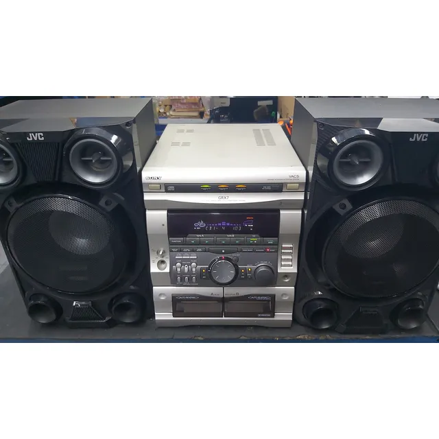 Minicomponente Sony Grx7 Y Bafles Jvc