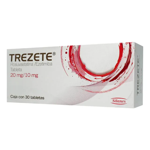Trezete 20/10 Mg 30 Tabletas