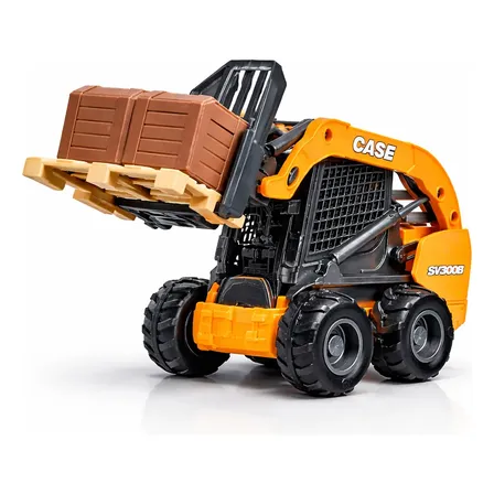 Mini Carregadeira De Brinquedo Trator Licenciado Case Amarelo