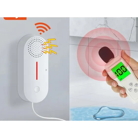 Sensor Detector Fugas De Agua Wifi Alexa Google Home Alarma