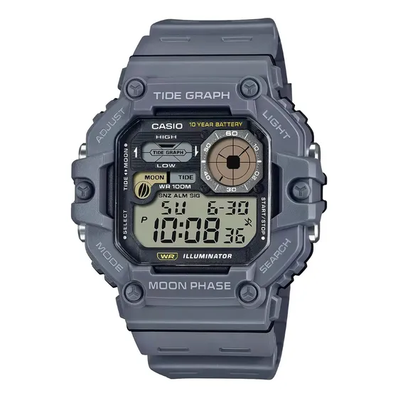 Relógio Casio Ws-1700h-8avdf Gráfico De Marés