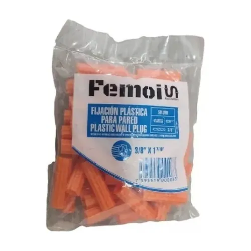Ramplug Naranja 3/8 Pack De 50 Unid
