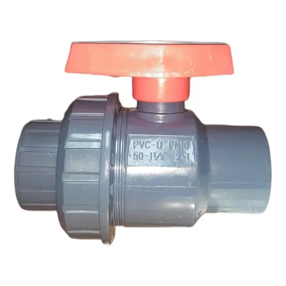 Llave De Paso 1 1/2 Pulgadas Pvc Una Unión Marca Era