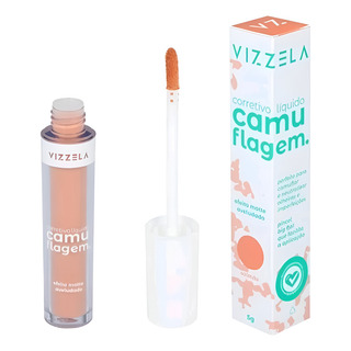 Vizzela Corretivo Liquido Camuflagem Vegano - Escolha Vizzela Corretivo Liquido Camuflagem Vegano - Escolha