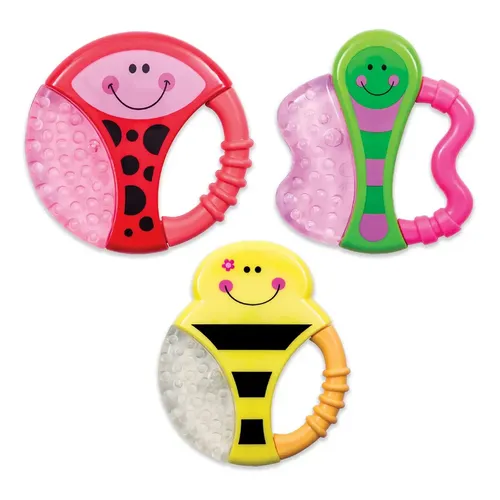 Sonajero De Ratán Para Bebés | Anillo De Morder – Alivia Encías | 15 Cm – Tejido A Mano
