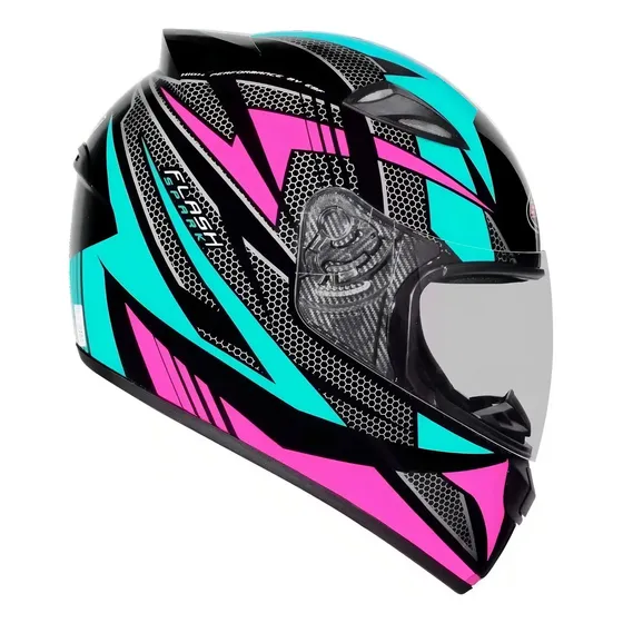 Capacete Moto Ebf New Spark Black Edition Fechado Fosco + — foto 2