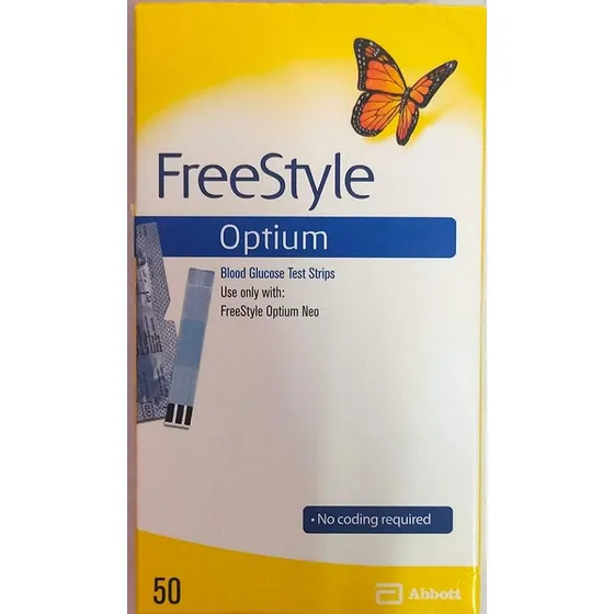Tiras Abbott Freestyle Optium Neo 50 Cintas