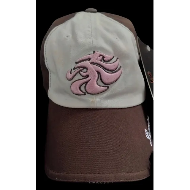 Gorra Arqueada Marrón Rosada, Leones Del Caracas