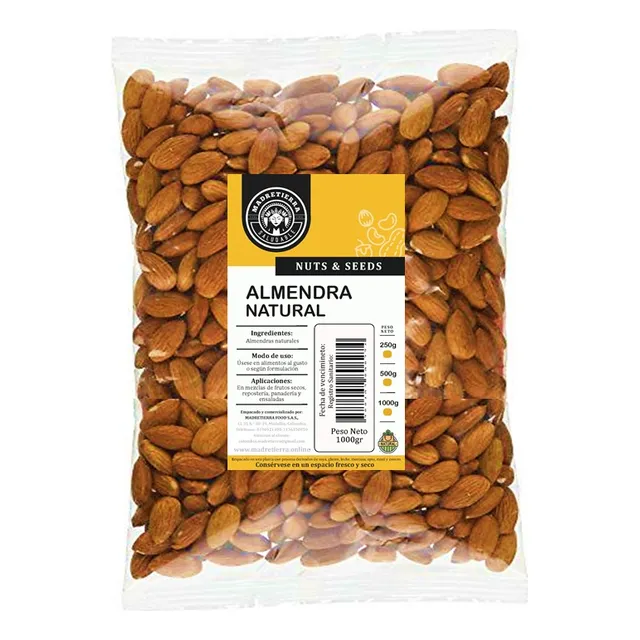 Almendras Naturales X1000g (1 Kilo) 