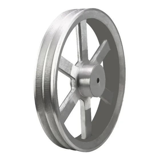 Polea 16x2 Rb De Aluminio. 16 Pulgadas X 2 Ranuras Tipo B.
