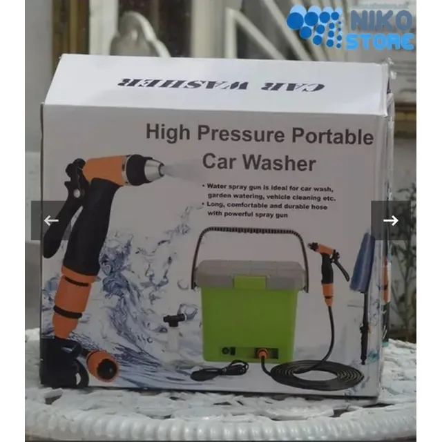 Lavadora De Autos Portátil De Alta Presión