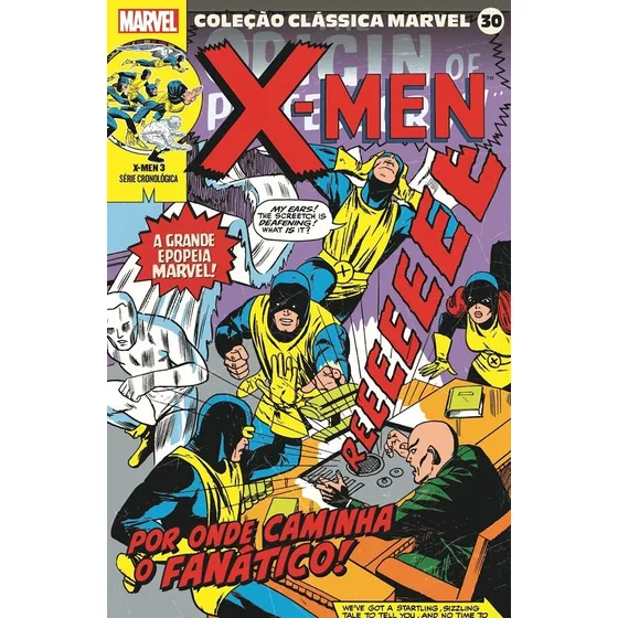 Colecao Classica Marvel Vol.30 - X-Men Vol.03, de Lee, Stan. Editorial Panini Brasil LTDA, capa mole em português, 2022