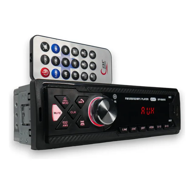 Auto Rádio Bluetooth Som 240w Automotivo Mp3 Fm Usb Sd Aux