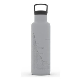 Bien Dicho Botella De Agua Con Aislamiento Con Mapa De Chica Bien Dicho Botella De Agua Con Aislamiento Con Mapa De Chica