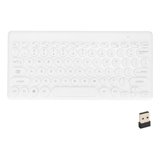 Teclado Sem Fio 2,4 G 78 Teclas Ergonomic Slim Teclado Sem Fio 2,4 G 78 Teclas Ergonomic Slim