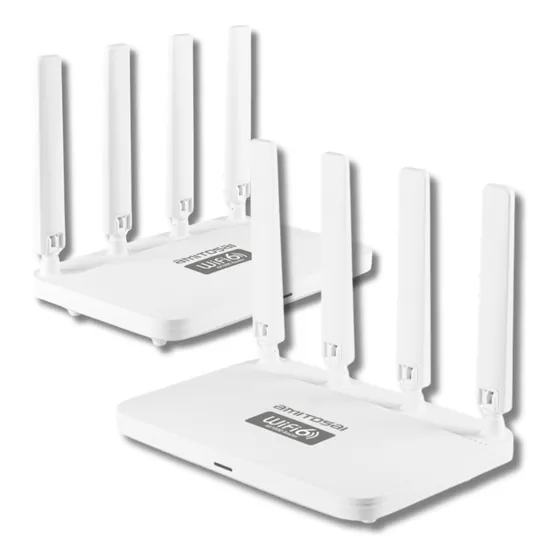 Sistema MESH WI-FI 6 1800 MBPS x 2 Router Amitosai Mts-wallbreaker Router Gigabit 128mb 256mb Ddr3