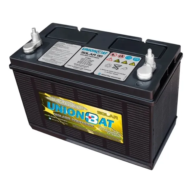 Bateria Unionbat Solar 110 Ciclo Profundo Panel 