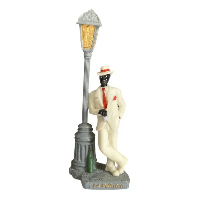 Zé Pilintra Escultura Resina Decorada 20cm