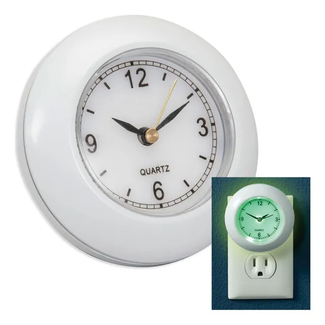 Reloj Noche Brillante Salida Que Brilla Oscuridad Luz